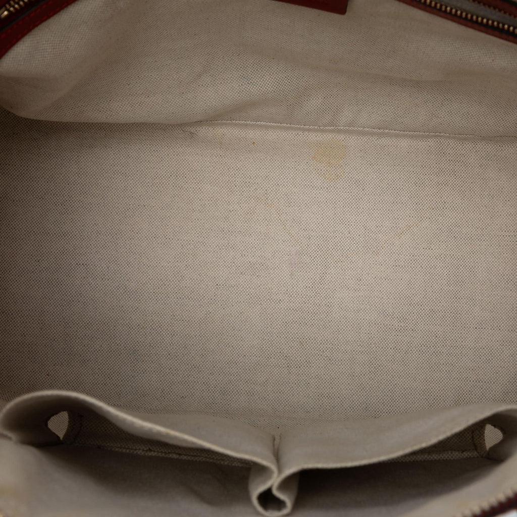 Gucci Large Microguccissima Patent Nice Dome Satchel