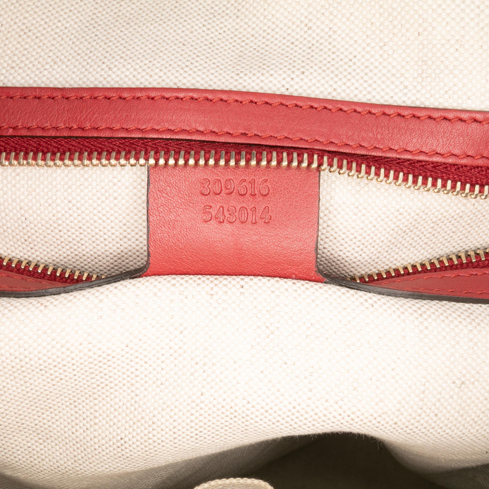 Gucci Large Microguccissima Patent Nice Dome Top Handle Bag