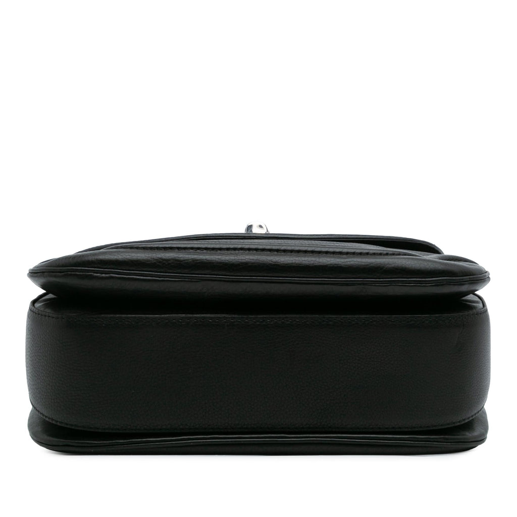 Gucci Large Pebbled Calfskin New Bamboo Top Handle Bag