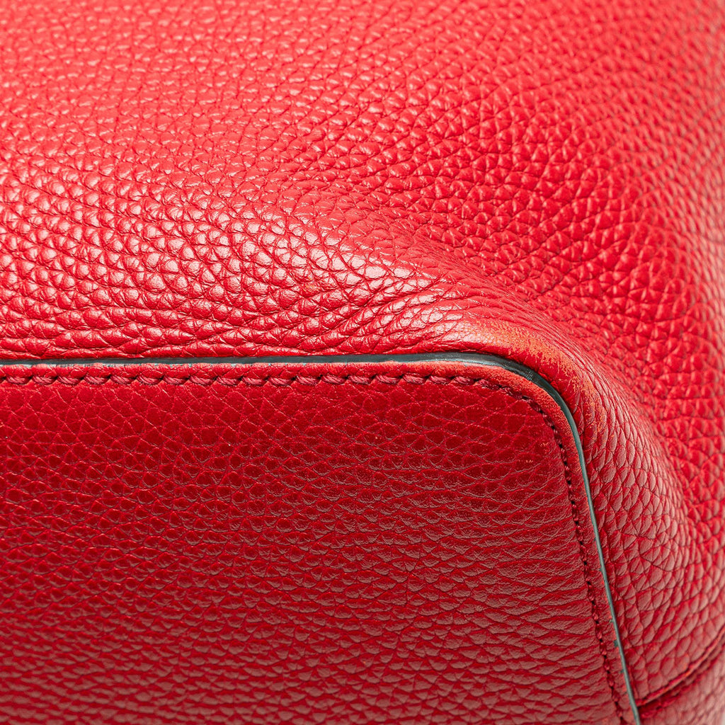 Gucci Large Pebbled Calfskin Soho Convertible Hobo