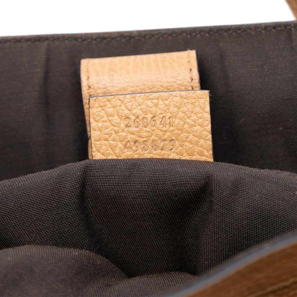 Gucci Leather Abbey D Ring Satchel