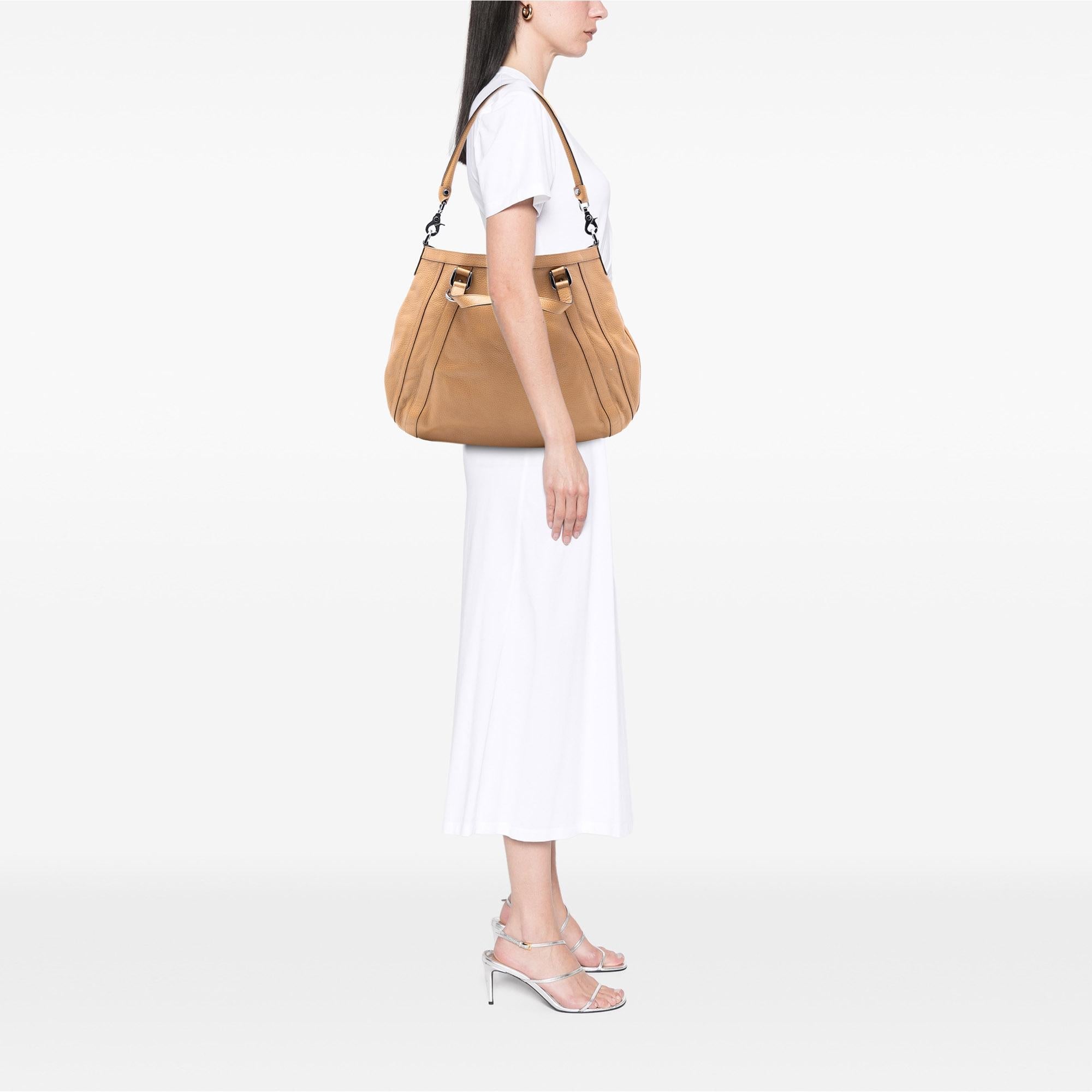 Gucci Leather Abbey D Ring Satchel