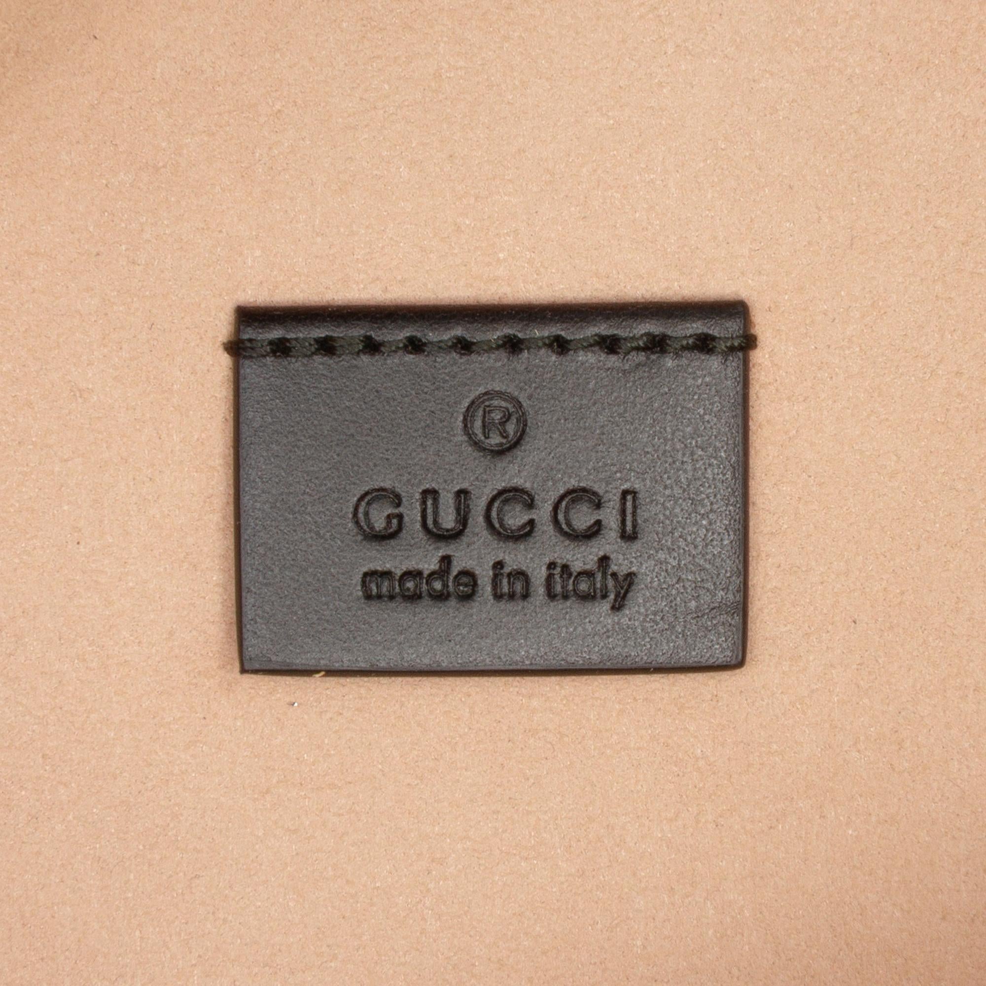 Gucci Leather Animalier Belt Bag