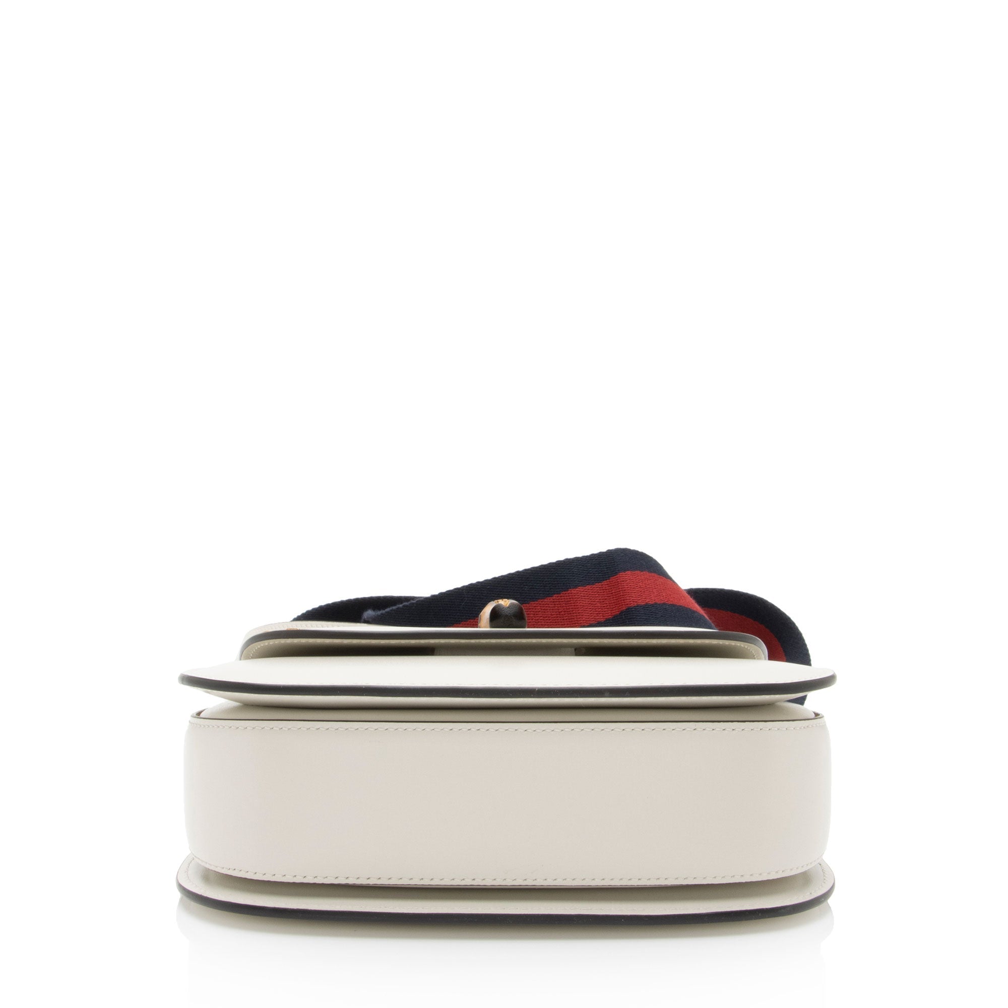Gucci Leather Bamboo 1947 Small Top Handle Bag (SHF-twXIoA)