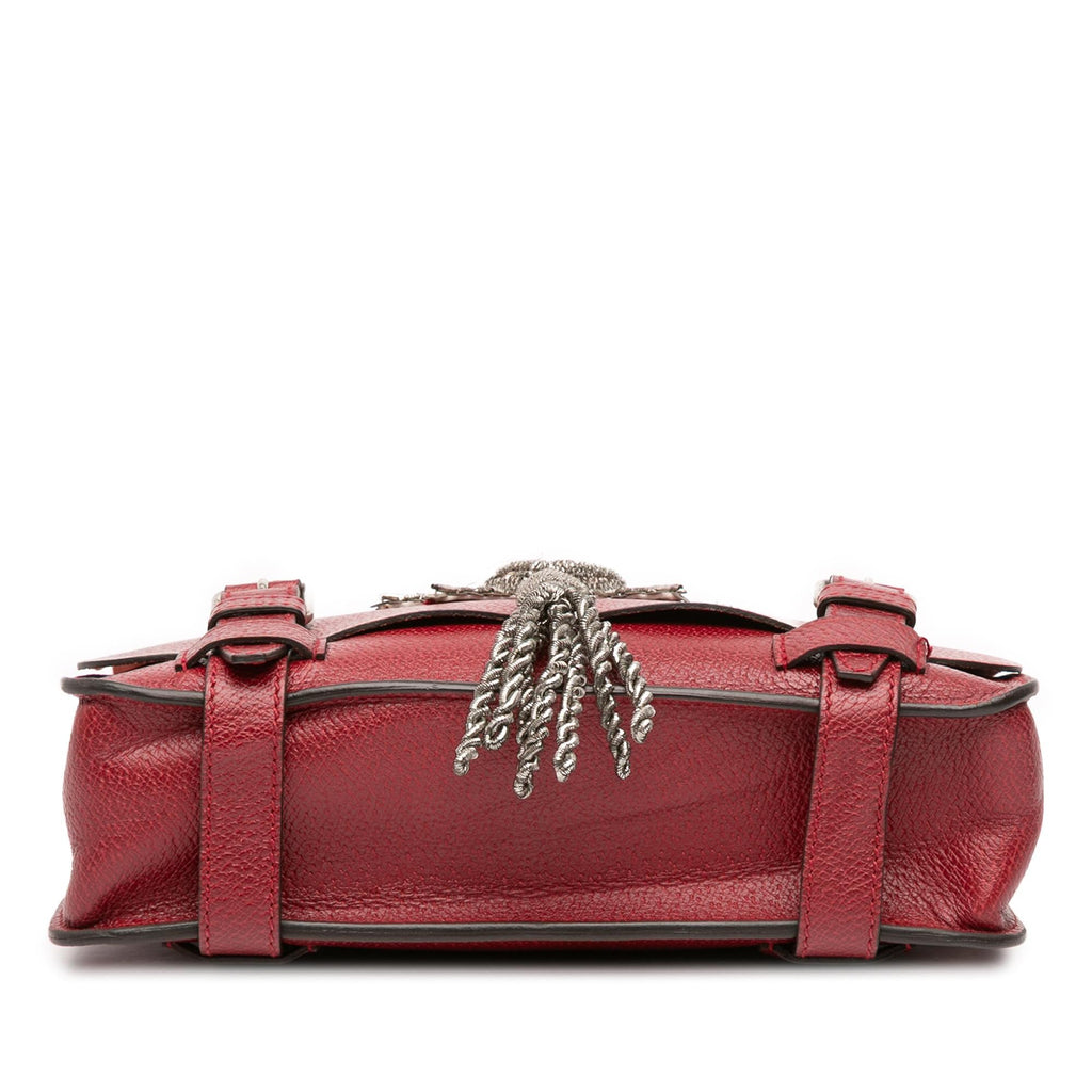 Gucci Leather Bamboo Convertible Top Handle Bag