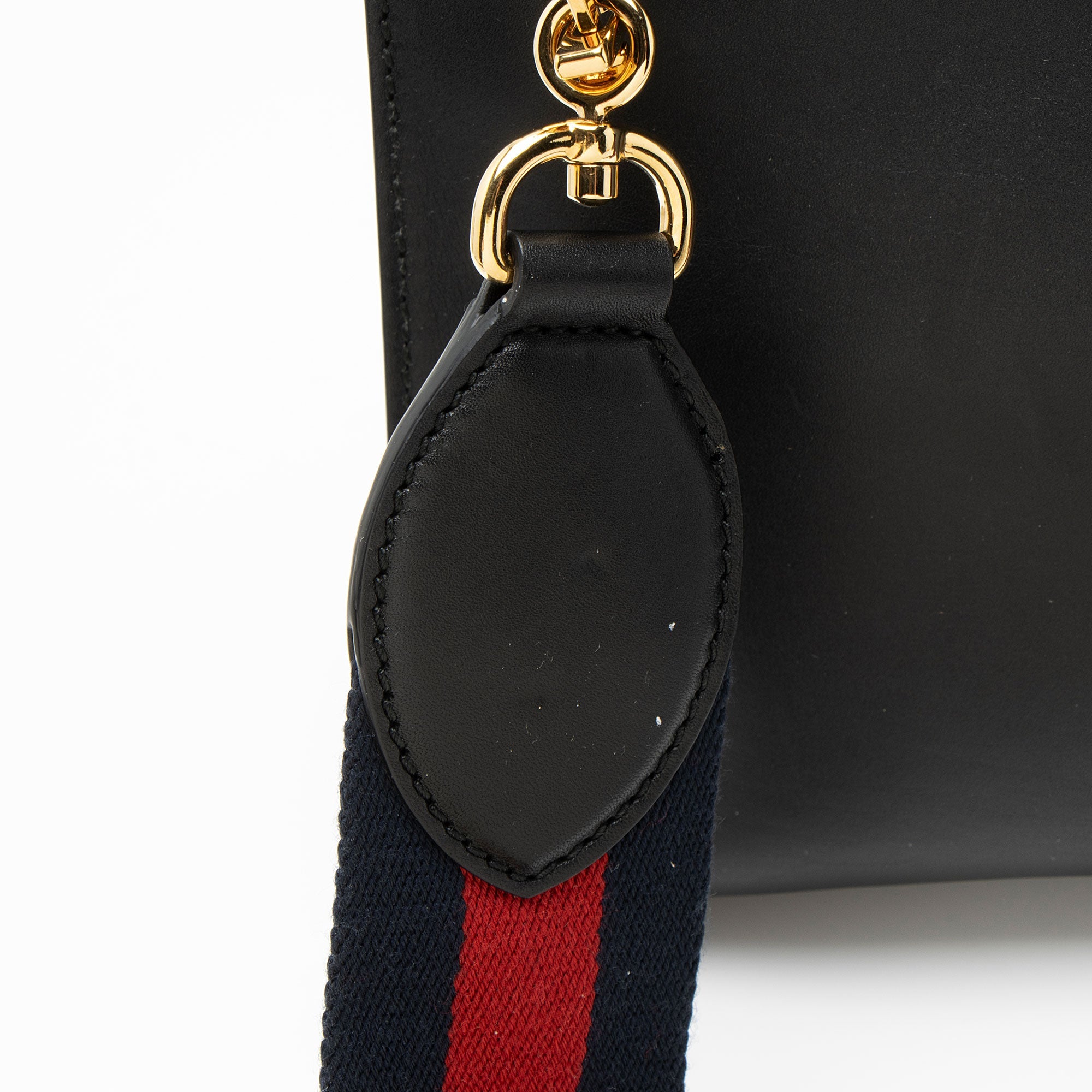 Gucci Leather Bamboo Nymphaea Medium Top Handle