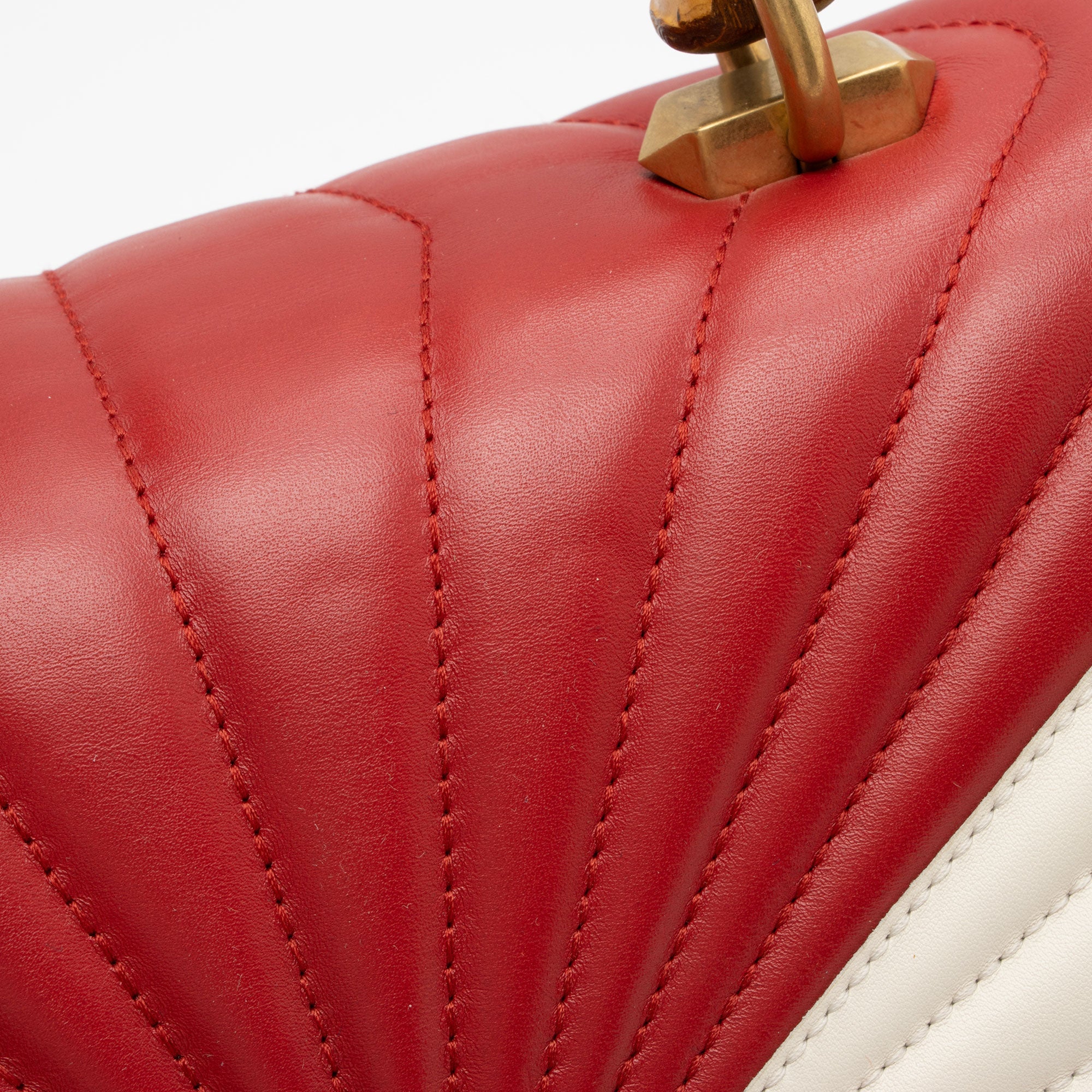 Gucci Leather Bamboo Queen Margaret Top Handle (SHF-CF7LJ0)