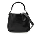 Gucci Leather Bamboo Satchel
