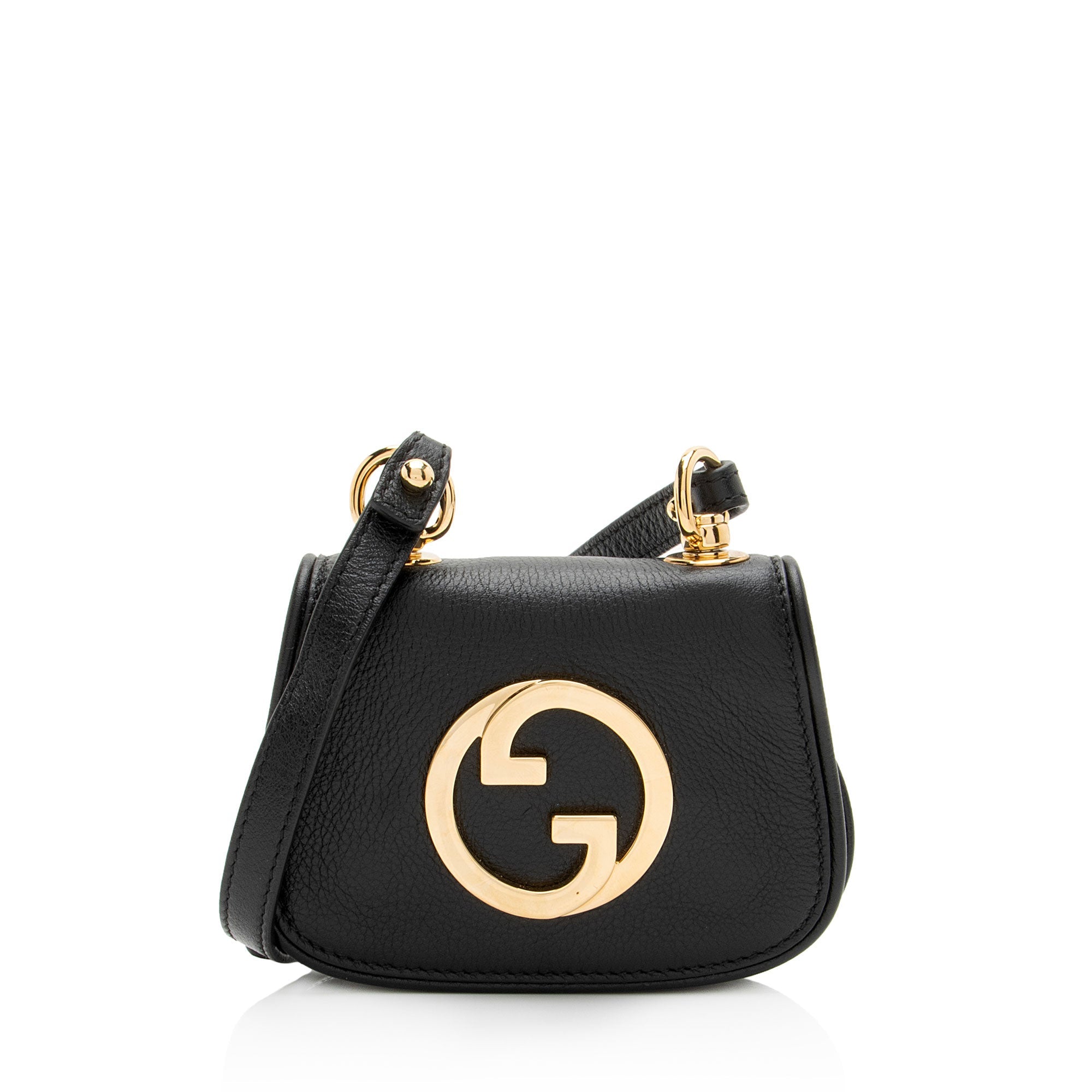 Gucci Leather Blondie Card Case on Strap