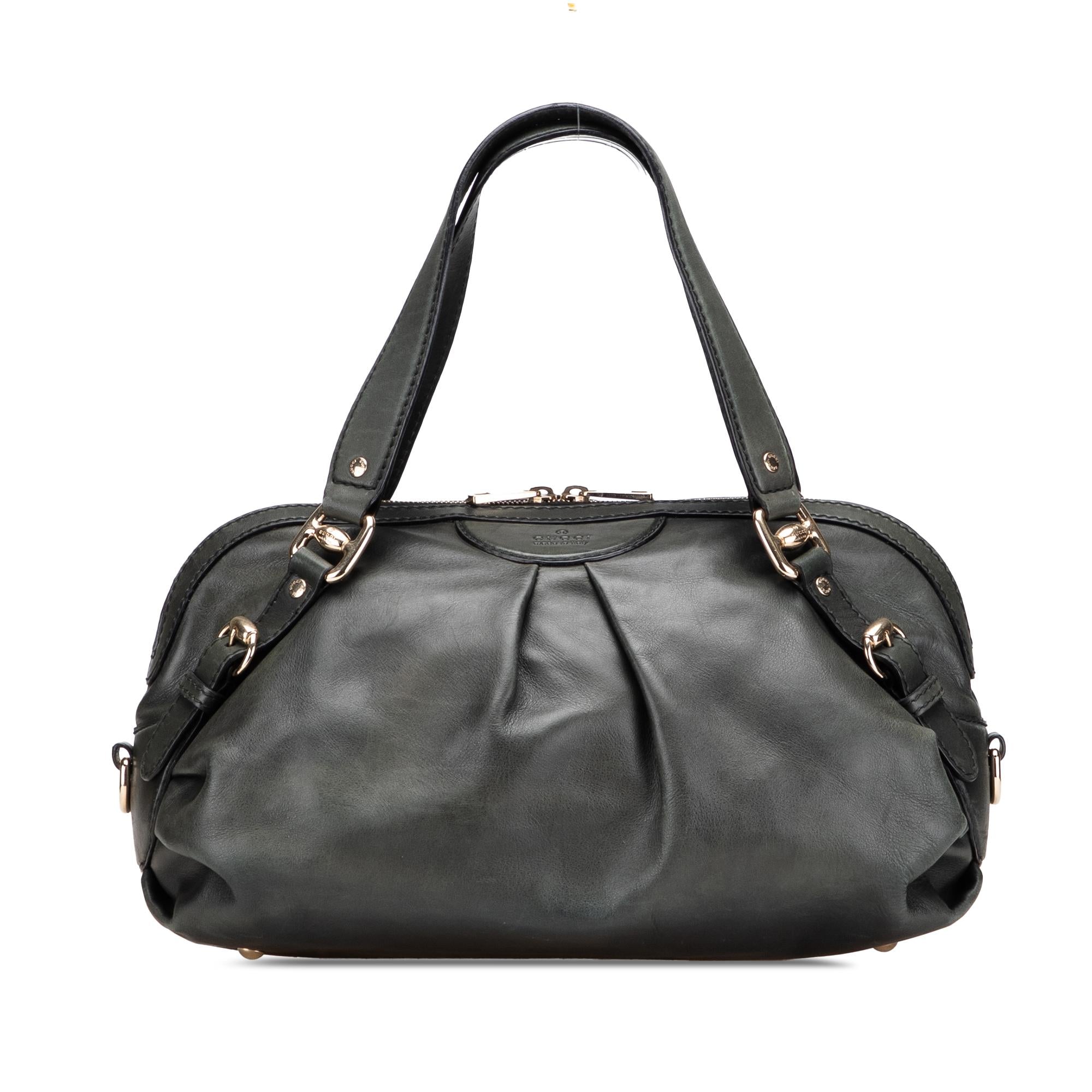 Gucci Leather Bridle Satchel