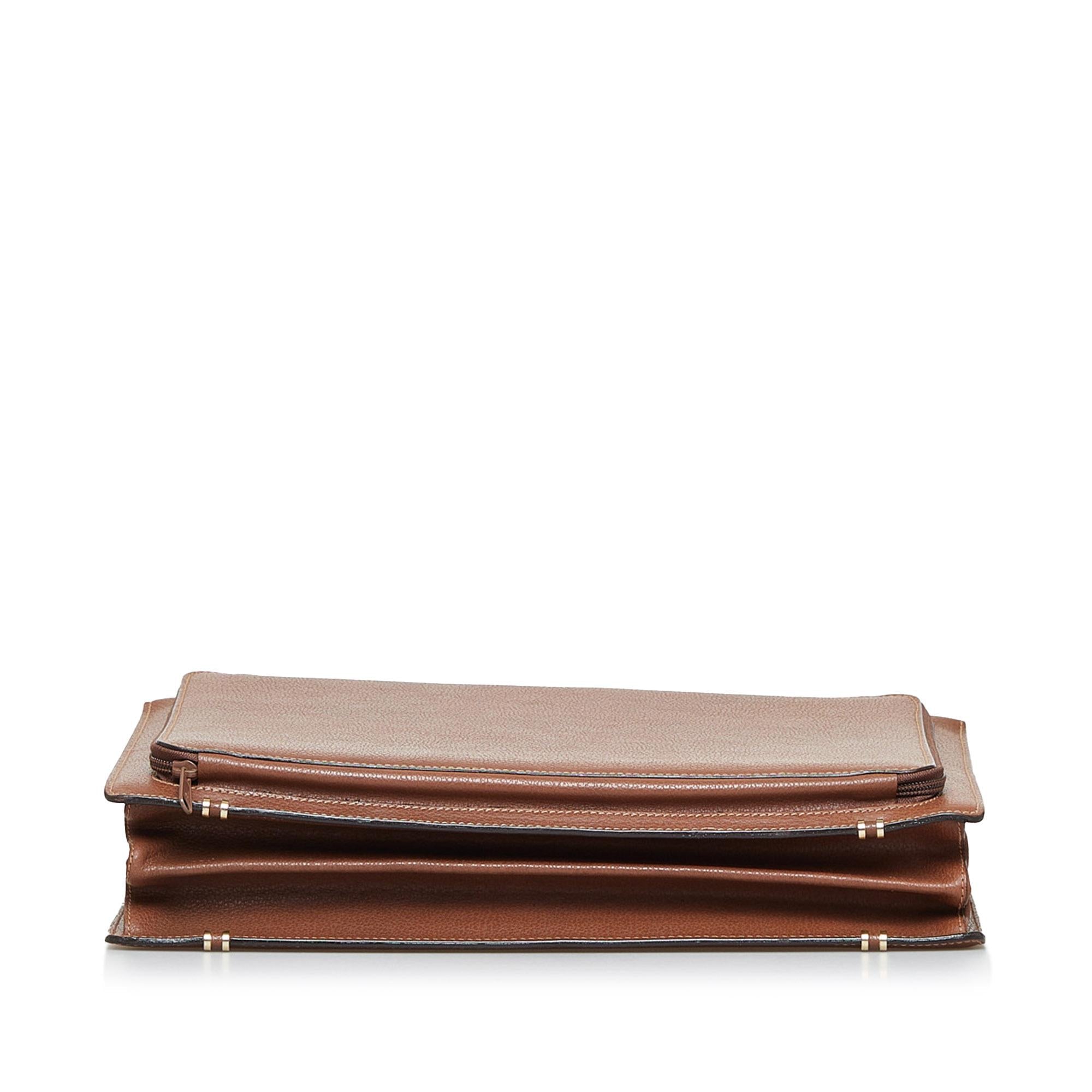 Gucci Leather Briefcase (SHG-fXUOtt)