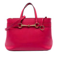 Gucci Leather Bright Bit Satchel