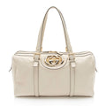 Gucci Leather Britt Boston Bag