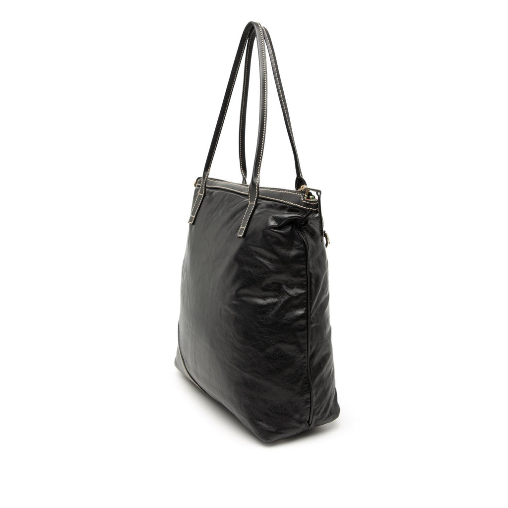 Gucci Leather Britt Tote