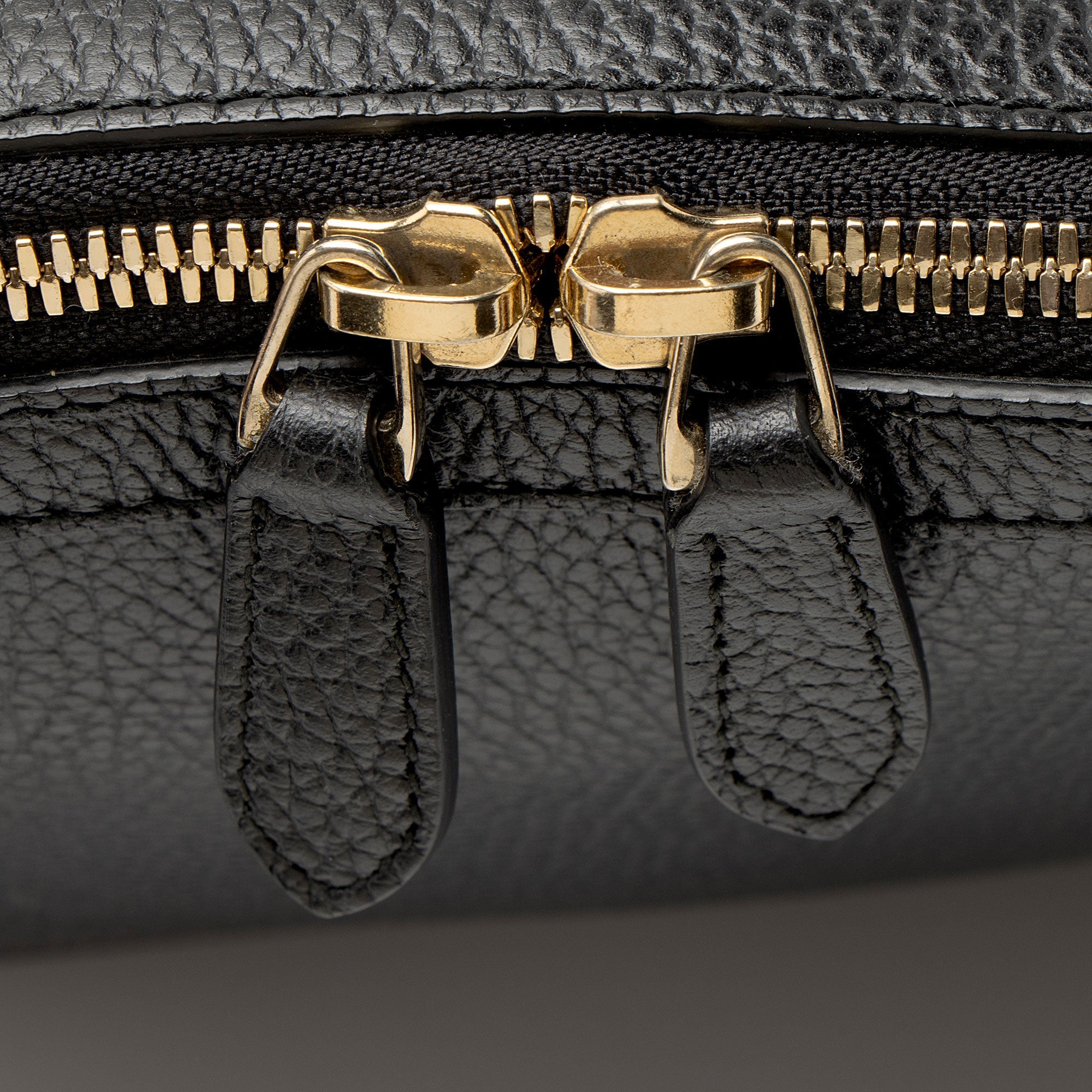 Gucci Leather Charm Dome Satchel