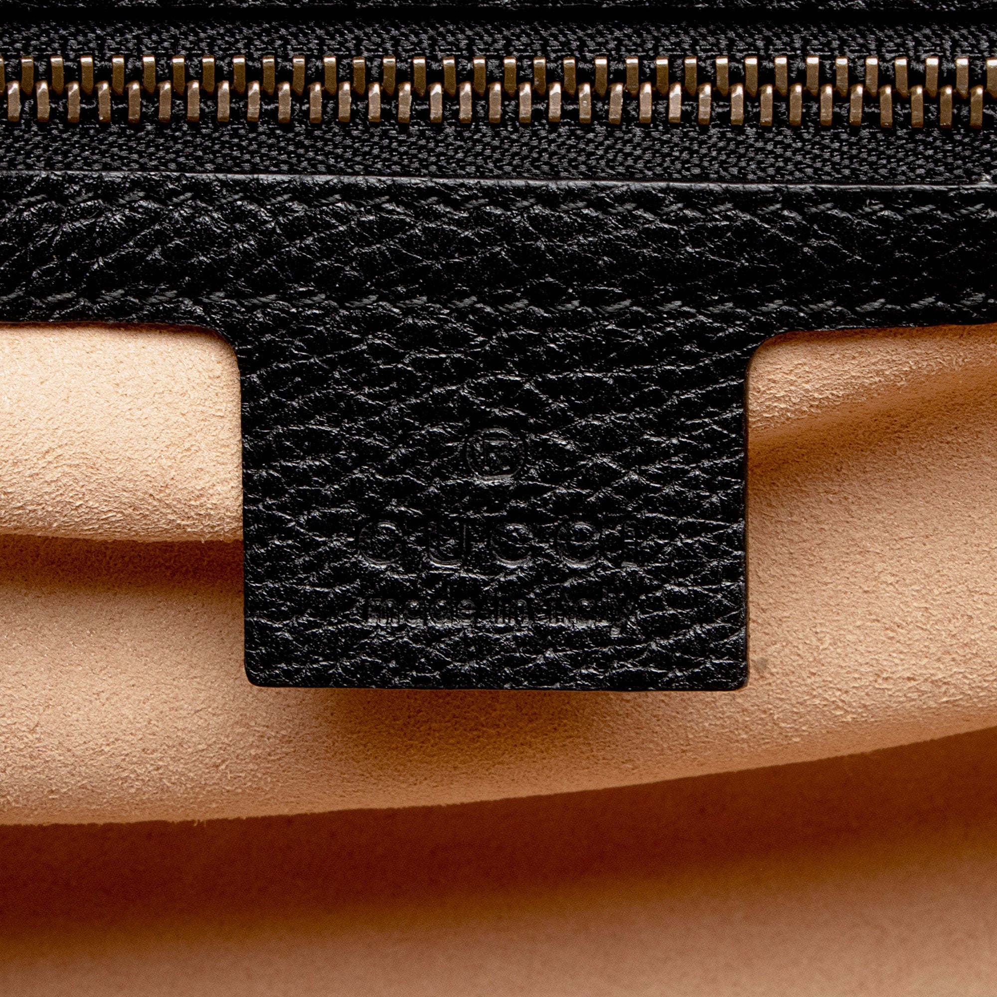 Gucci Leather Crystal Butterfly Linea Totem Top Handle