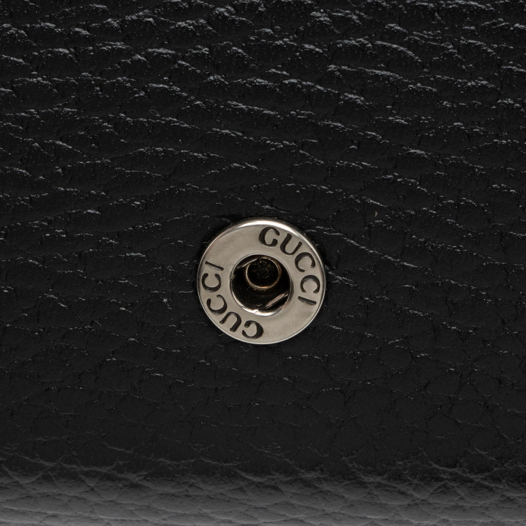 Gucci Leather Crystal Dionysus Chain Wallet (SHF-N4rGzu)