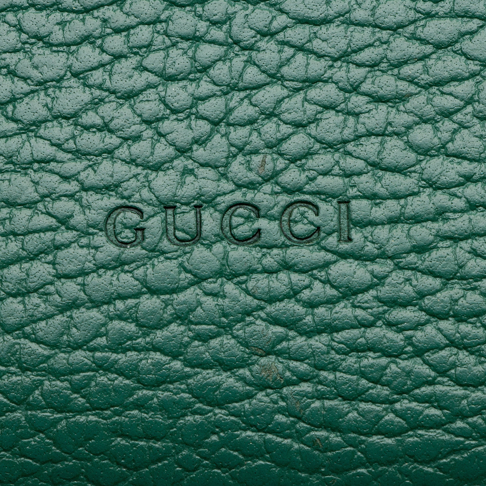 Gucci Leather Crystal Dionysus Chain Wallet