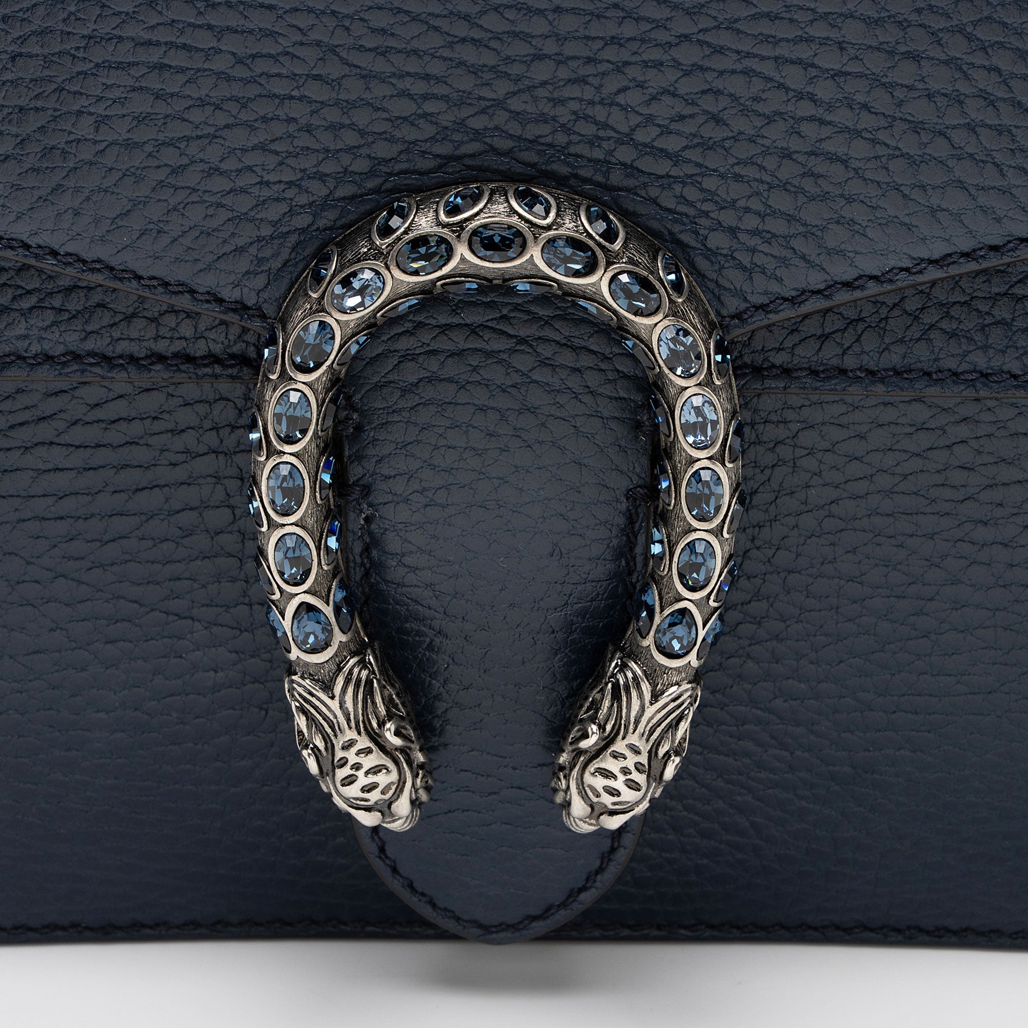 Gucci Leather Crystal Dionysus Small Shoulder Bag