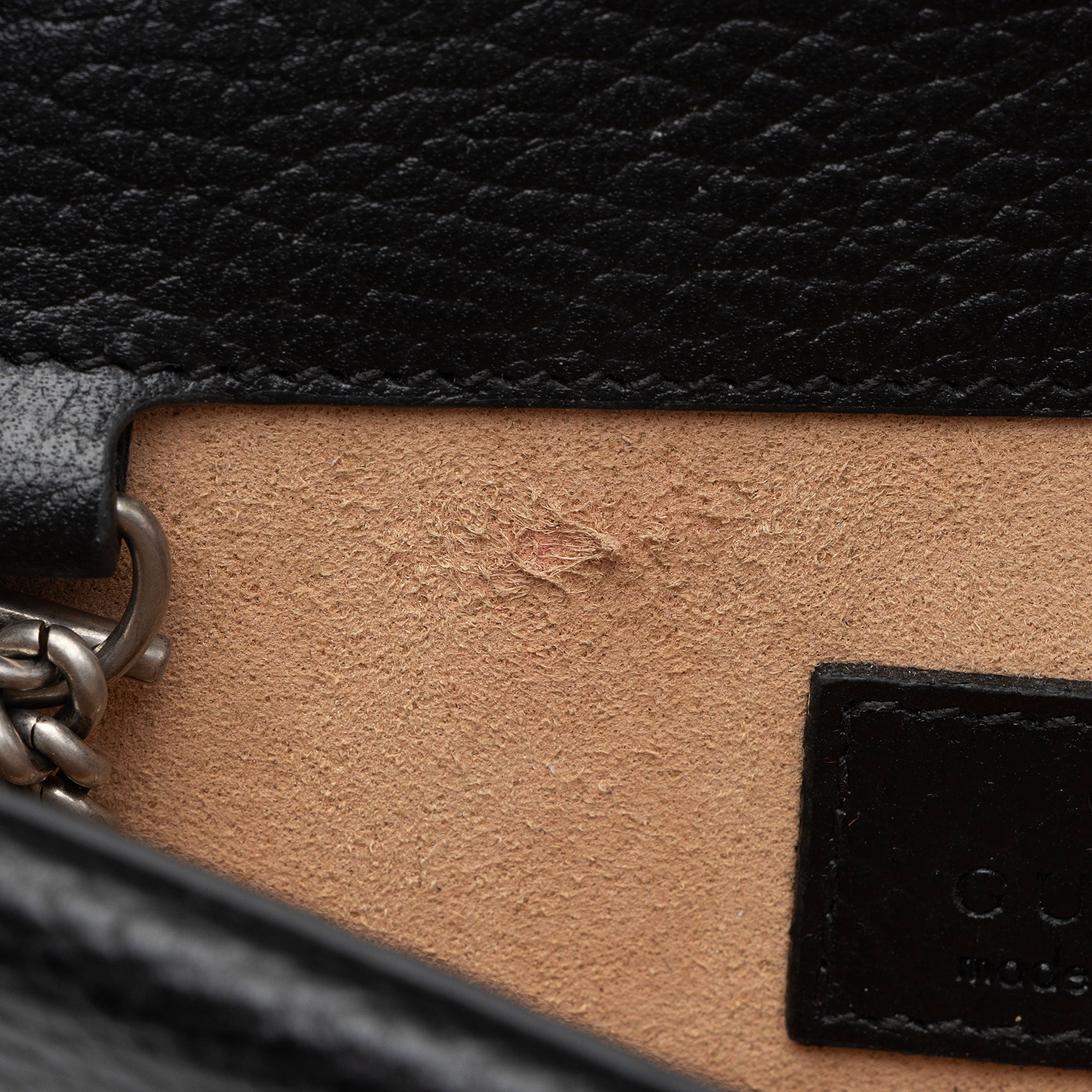 Gucci Leather Crystal Dionysus Mini Shoulder Bag