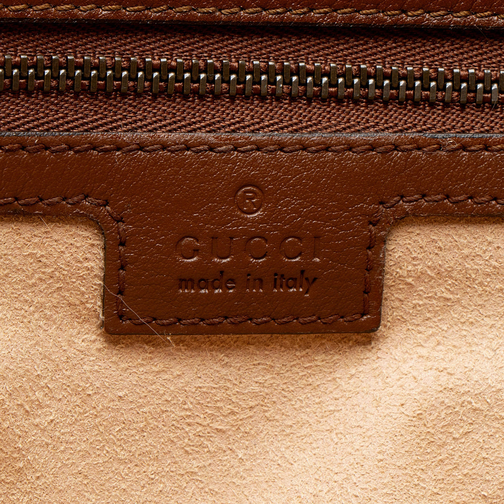 Gucci Leather Diana Oval Large Tote
