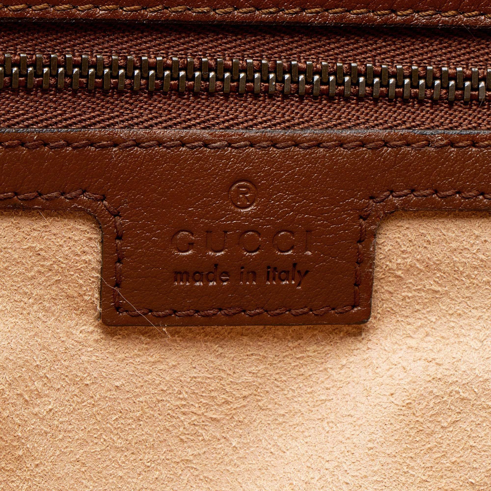 Gucci Leather Diana Oval Large Tote