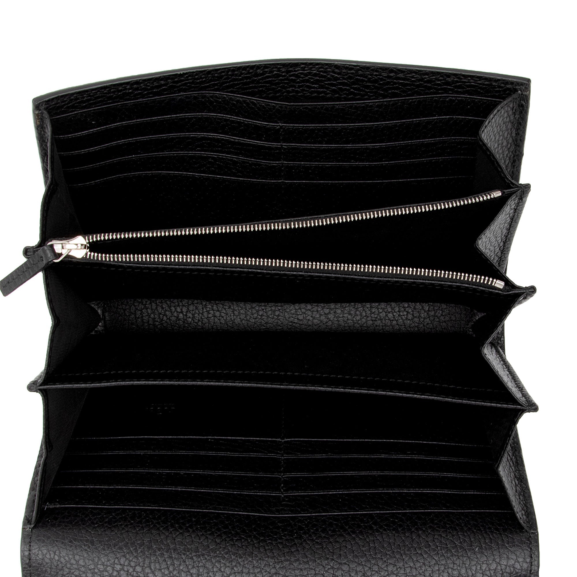 Gucci Leather Crystal Dionysus Chain Wallet (SHF-ZZjfuU)