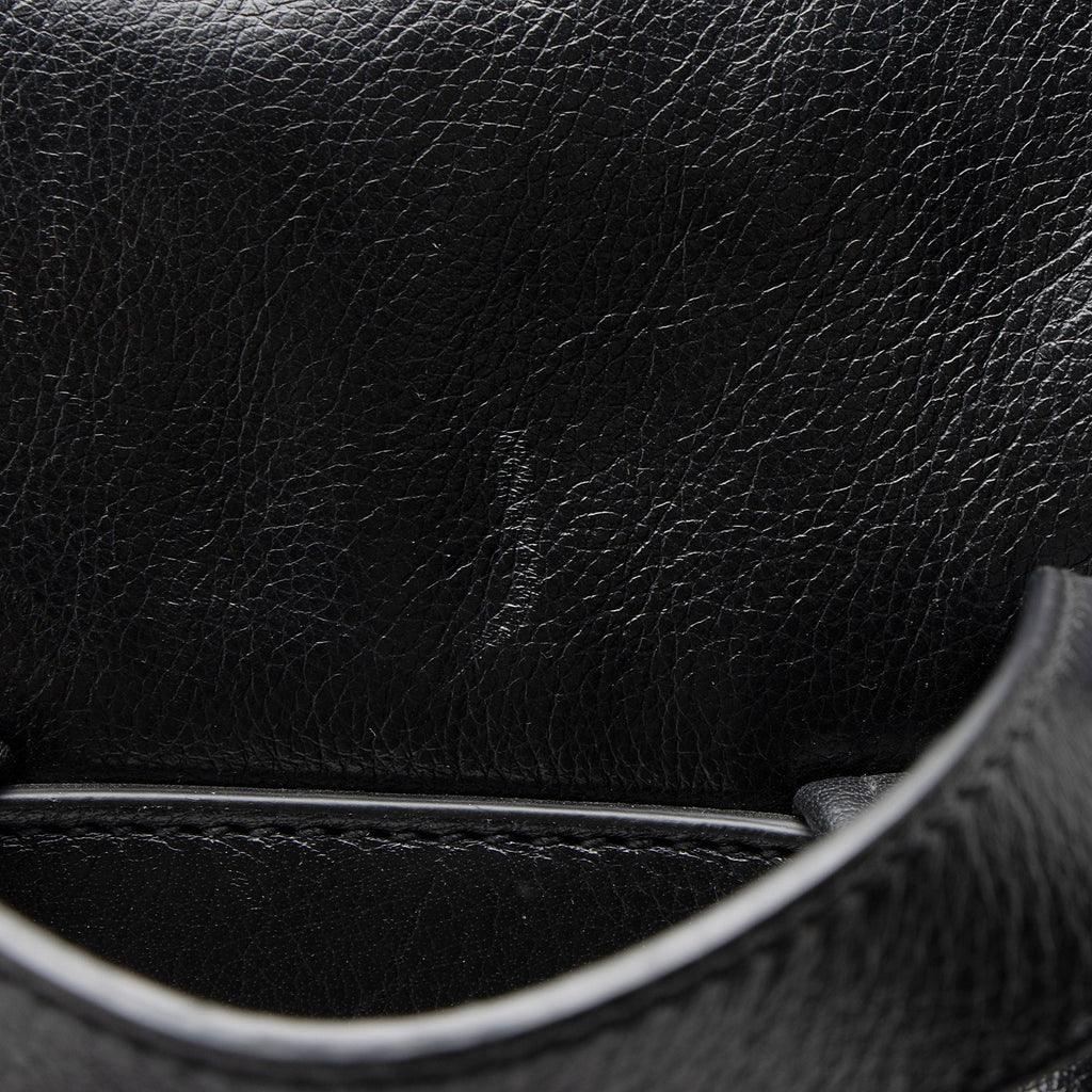 Gucci Leather Double G Backpack