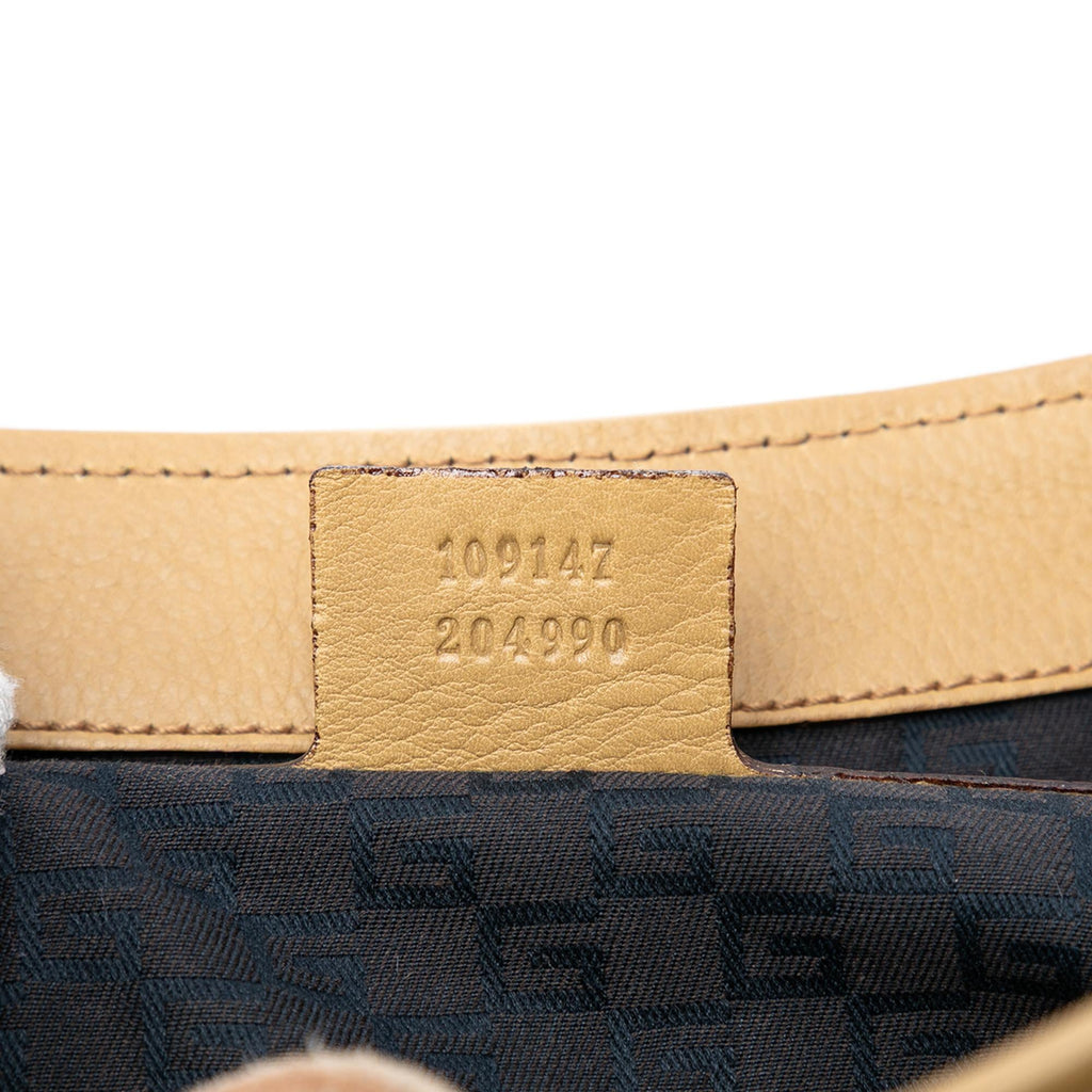 Gucci Leather Drawstring Shoulder Bag