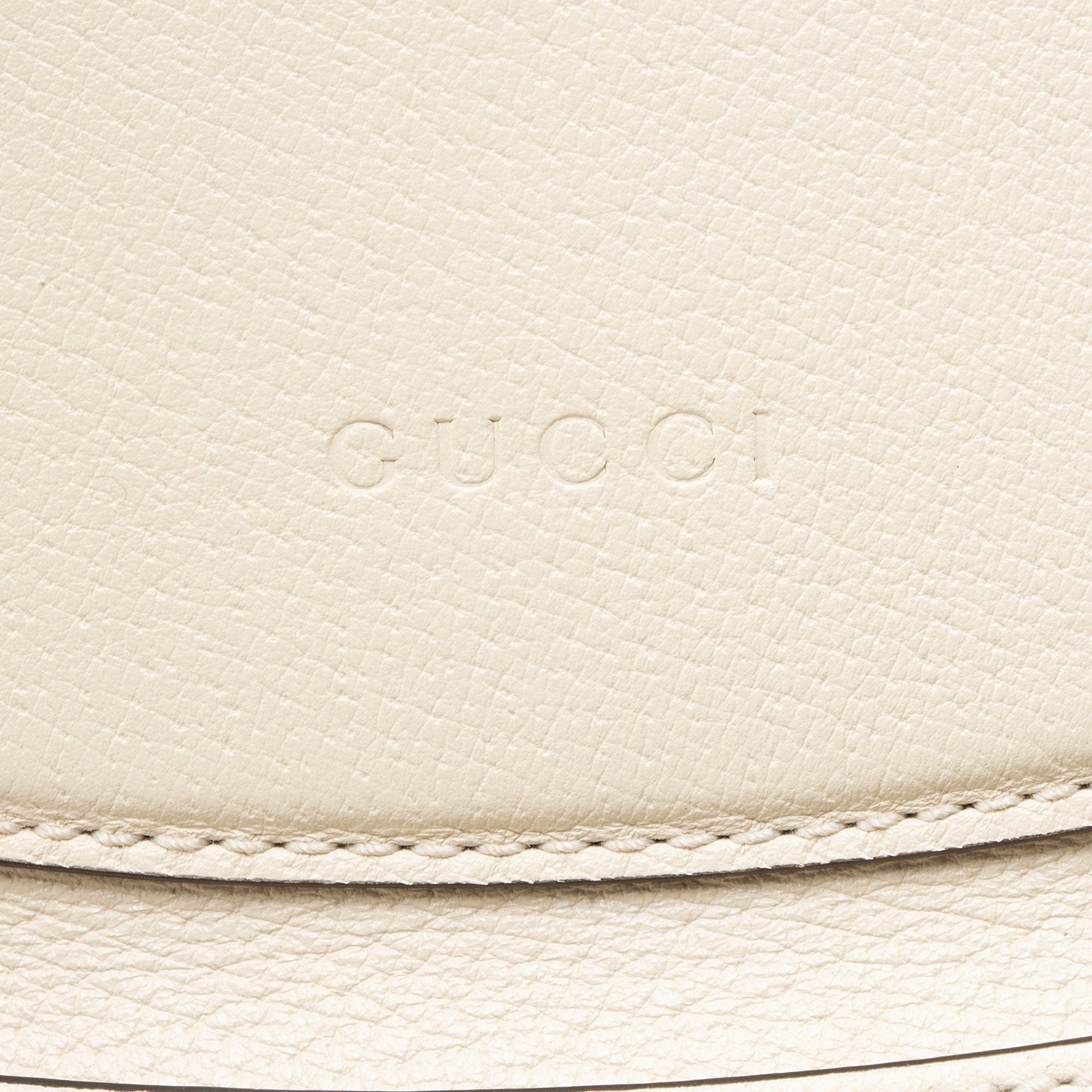 Gucci Leather Enamel Butterfly Linea Totem Top Handle