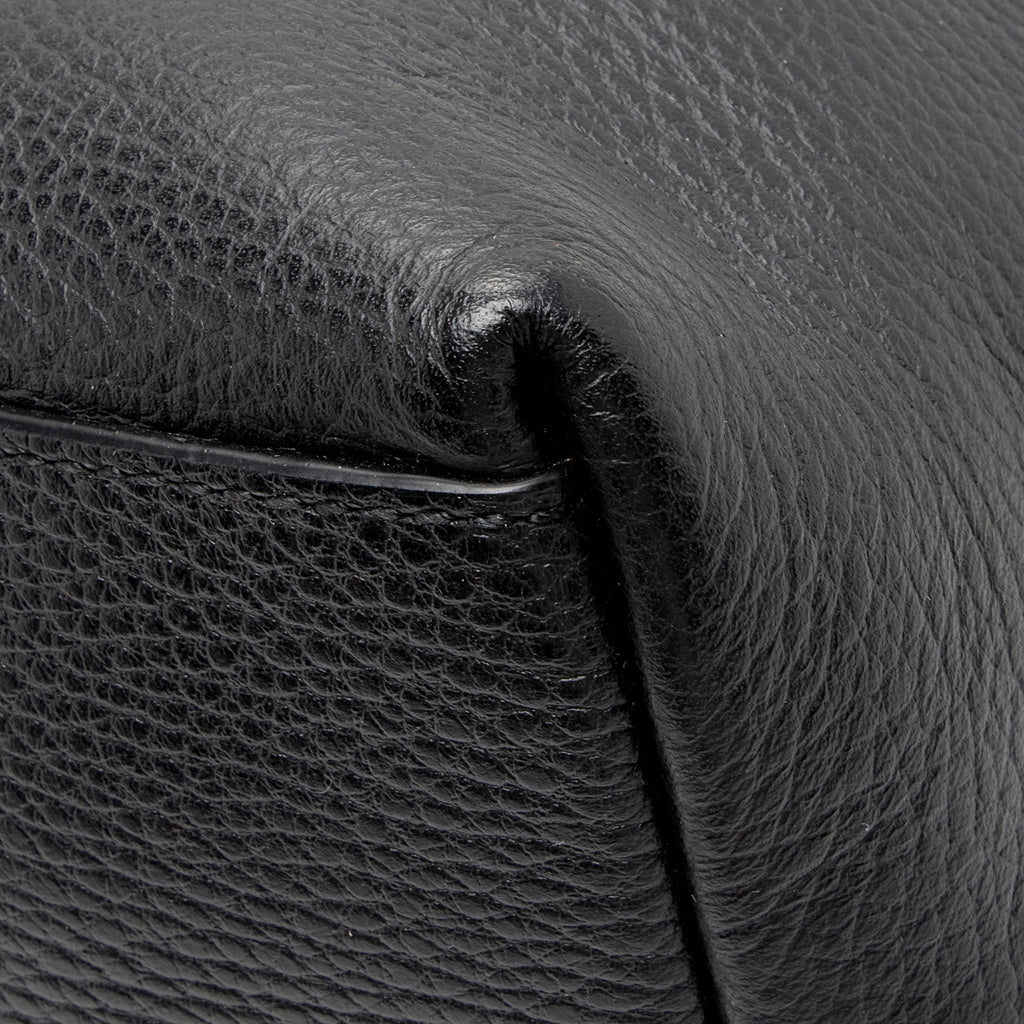 Gucci Leather GG Charm Dome Large Satchel (SHF-ijUjSb)