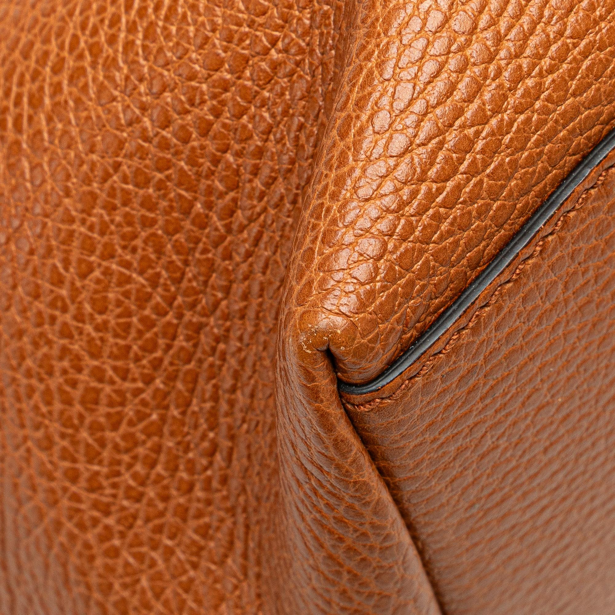 Gucci Leather GG Charm Dome Satchel
