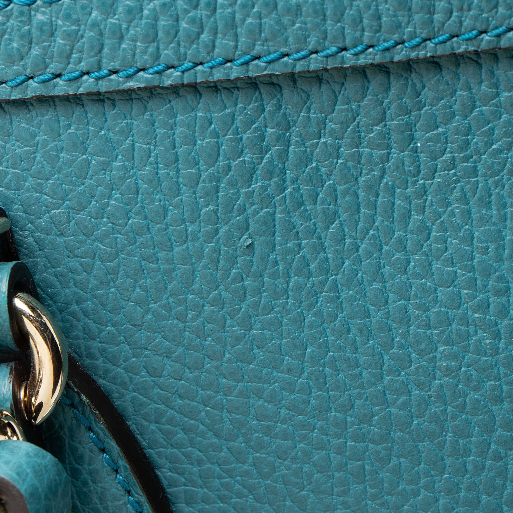 Gucci Leather GG Charm Dome Small Satchel