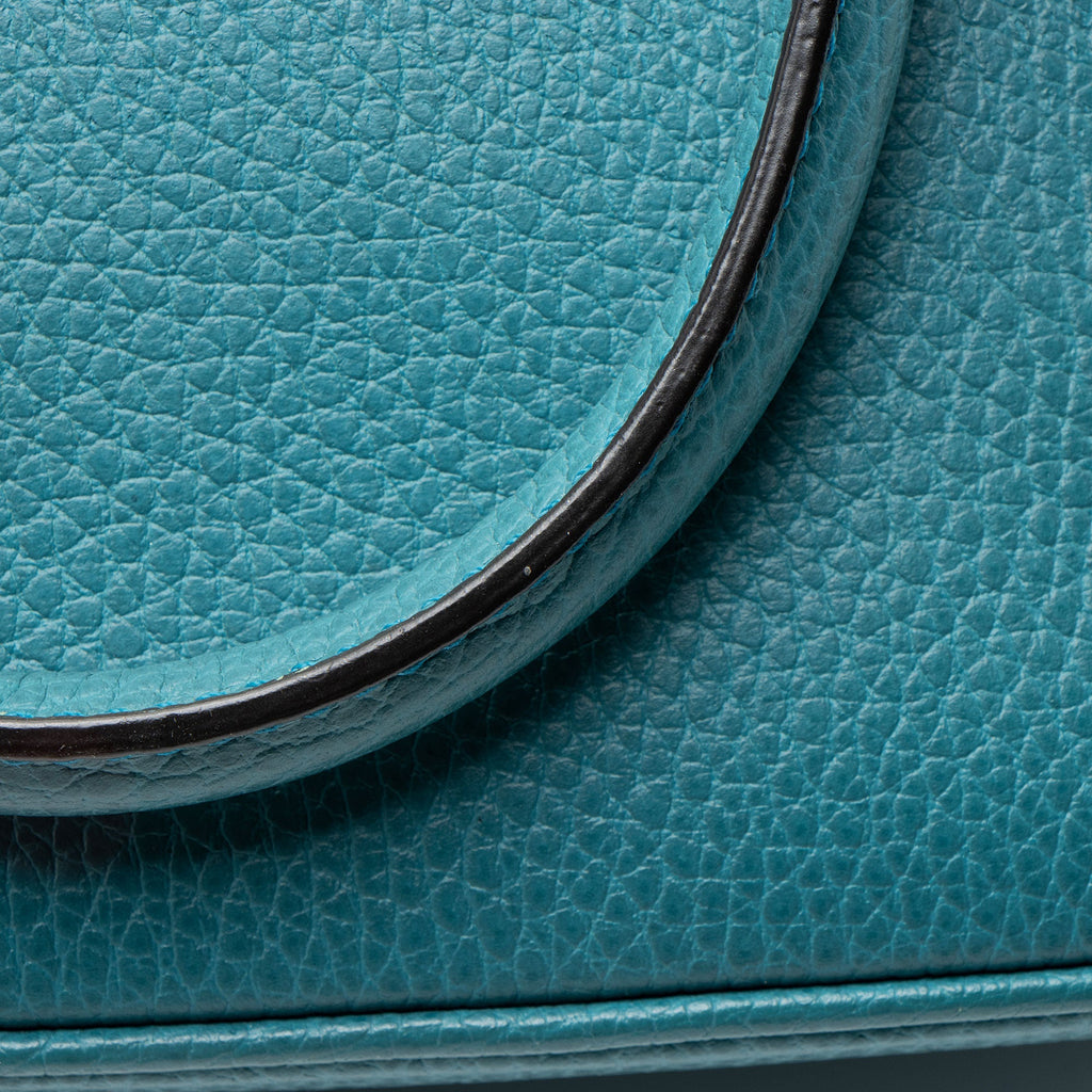 Gucci Leather GG Charm Dome Small Satchel