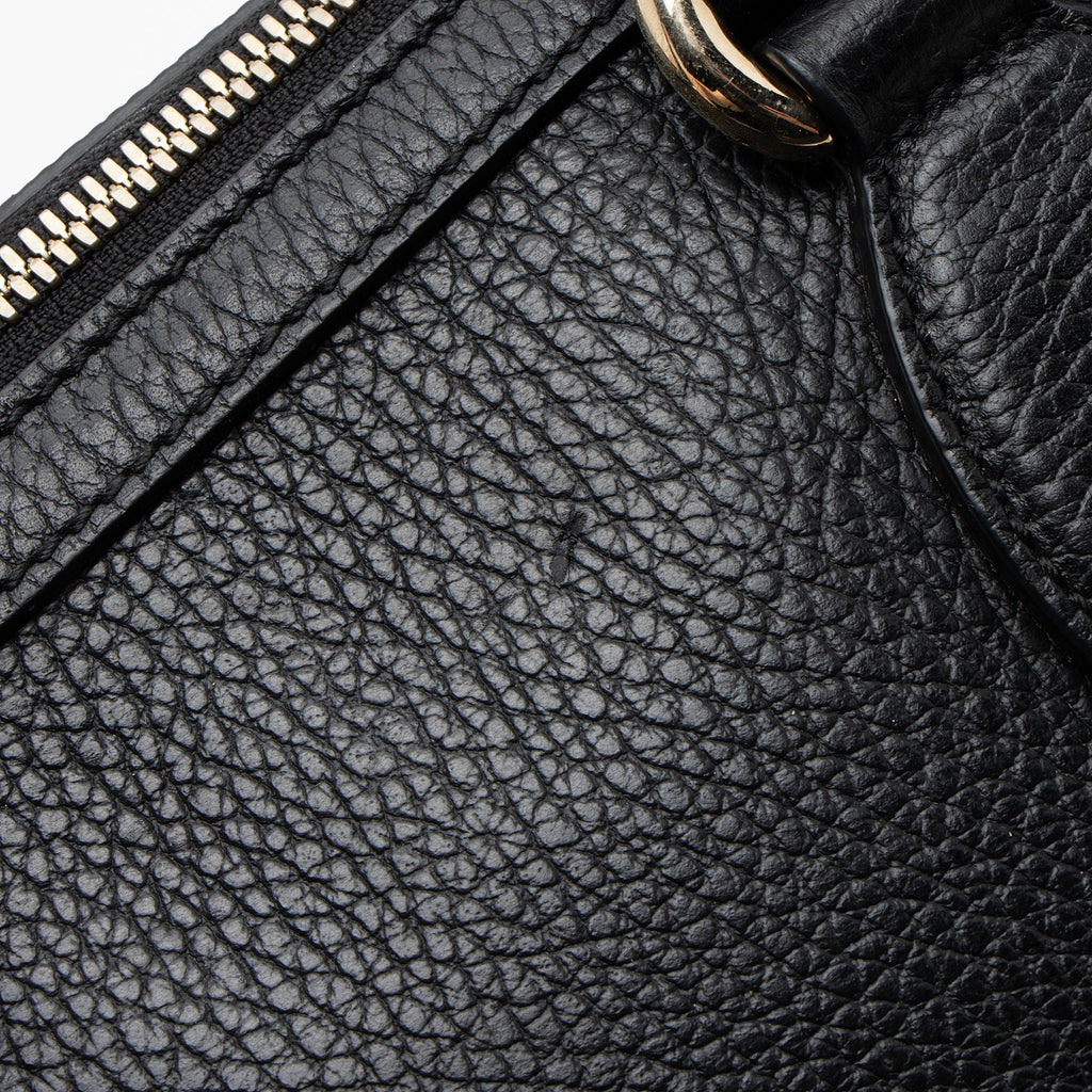 Gucci Leather GG Charm Satchel