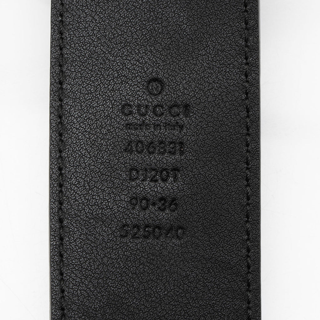 Gucci Leather GG Marmont Belt - Size 36 / 90