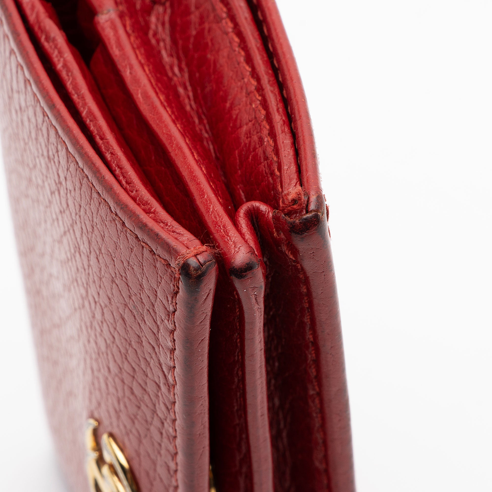 Gucci Leather GG Marmont Card Case