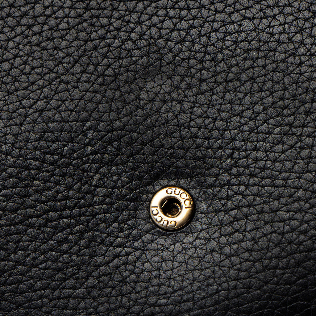 Gucci Leather GG Marmont Chain Wallet