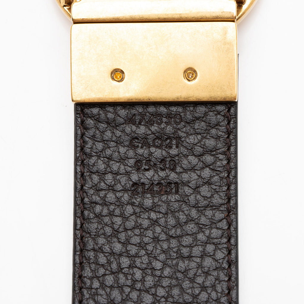 Gucci Leather GG Marmont Reversible Belt - Size 38 / 95