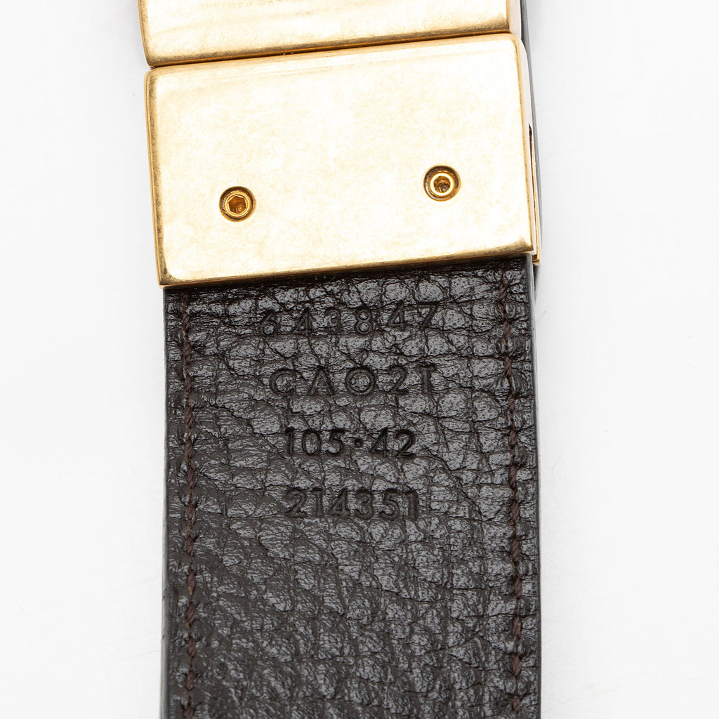 Gucci Leather GG Marmont Reversible Belt - Size 42 / 105
