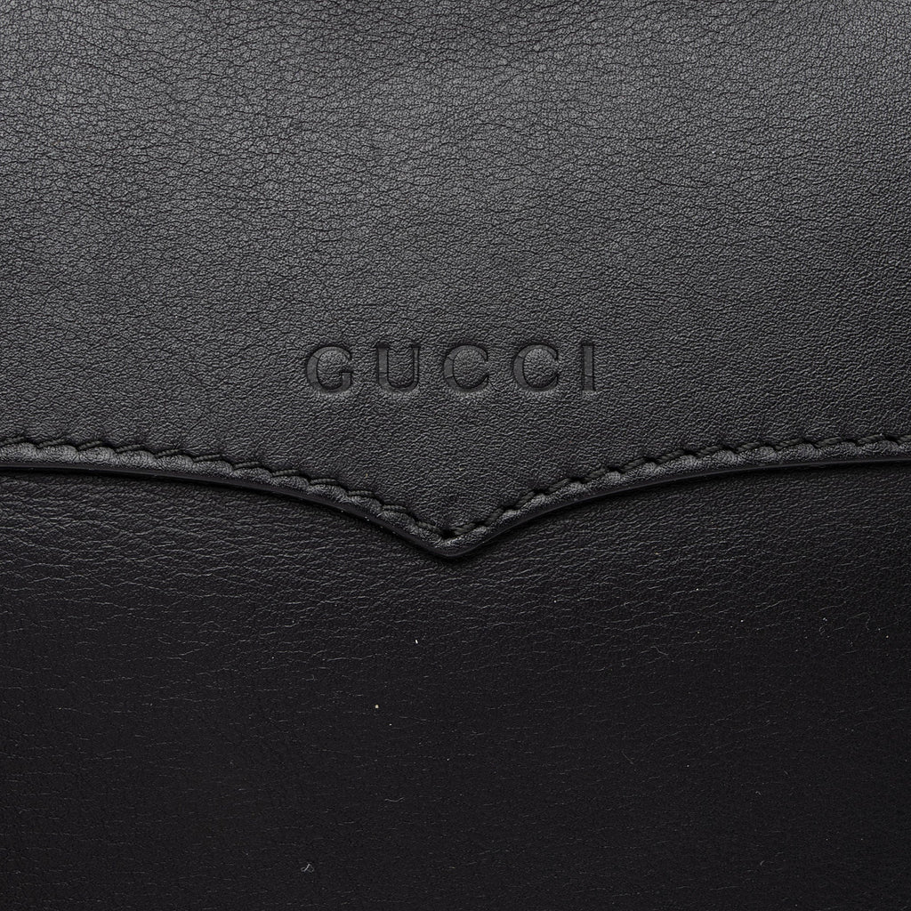 Gucci Leather GG Marmont Web Flap Chain Backpack (SHF-PyHHER)