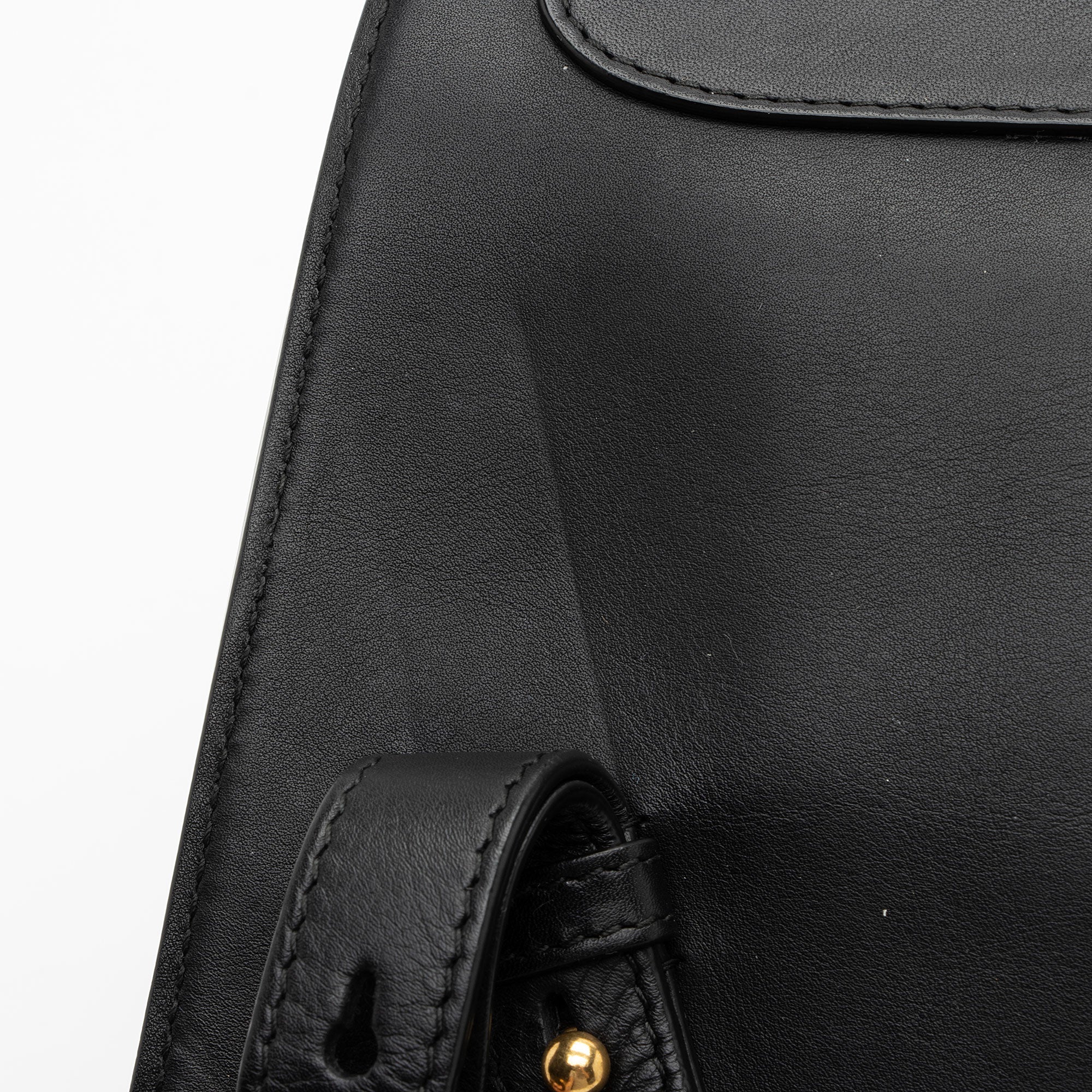 Gucci Leather GG Marmont Web Heart Star Flap Chain Backpack