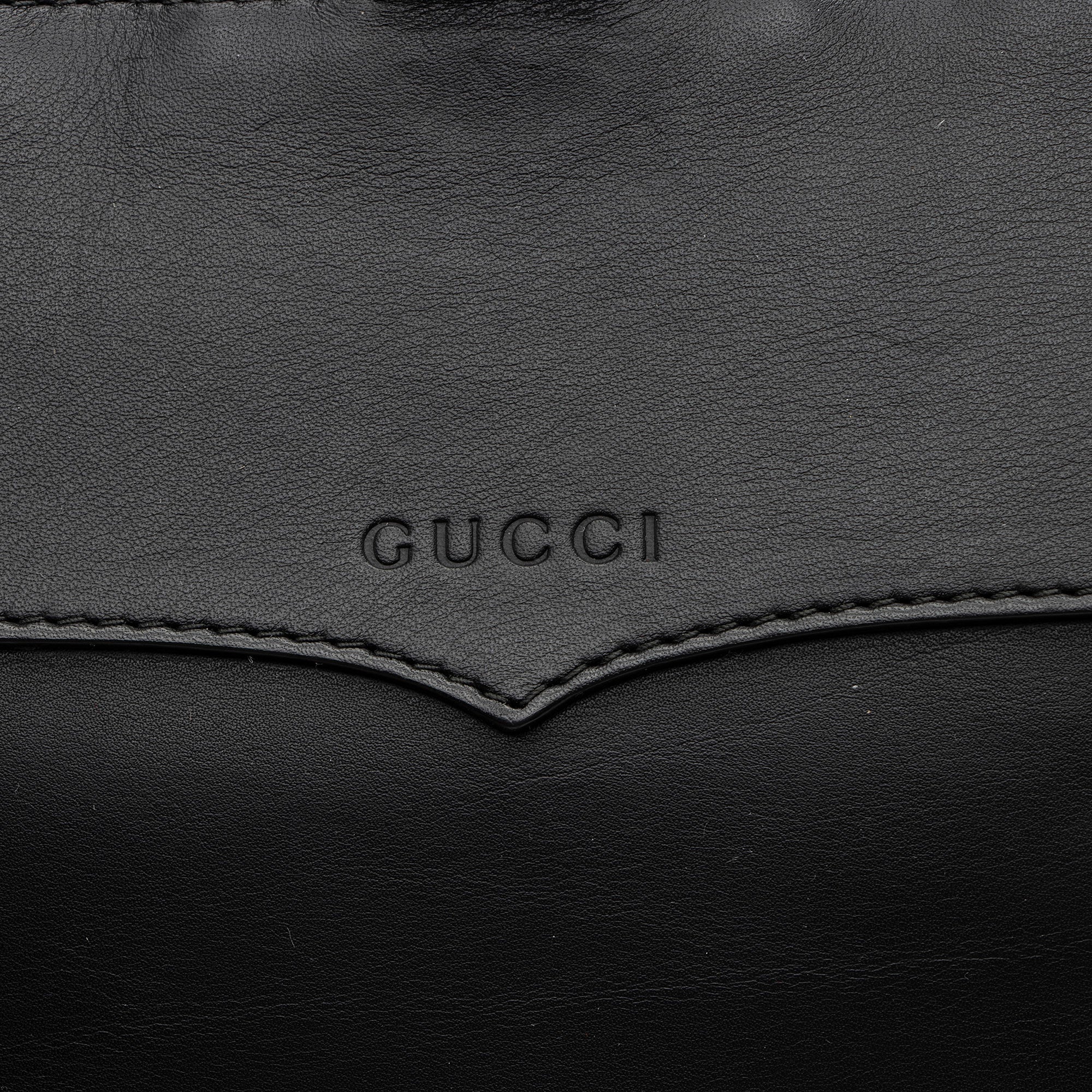 Gucci Leather GG Marmont Web Heart Star Flap Chain Backpack