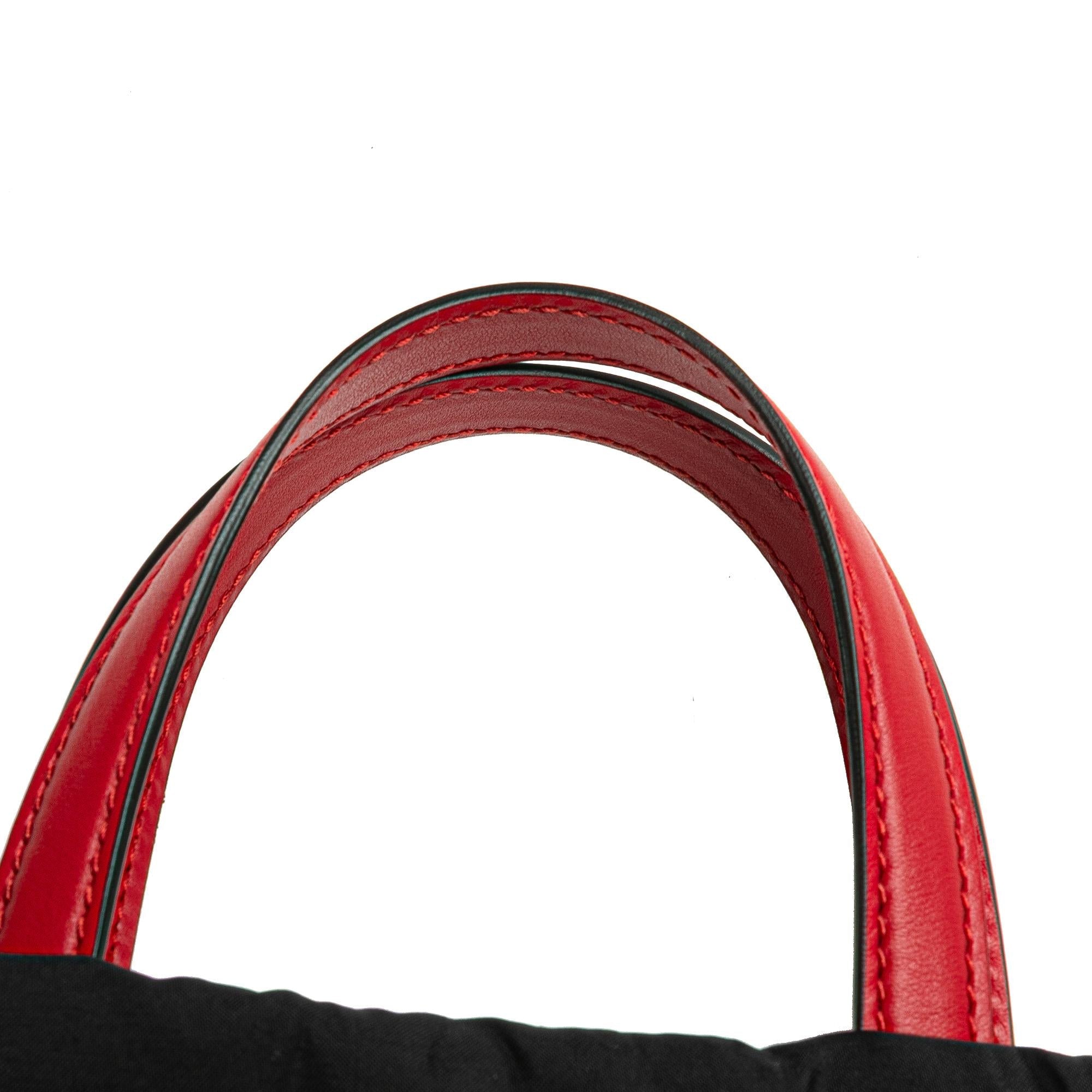 Gucci Leather Gucci Ghost Drawstring Backpack