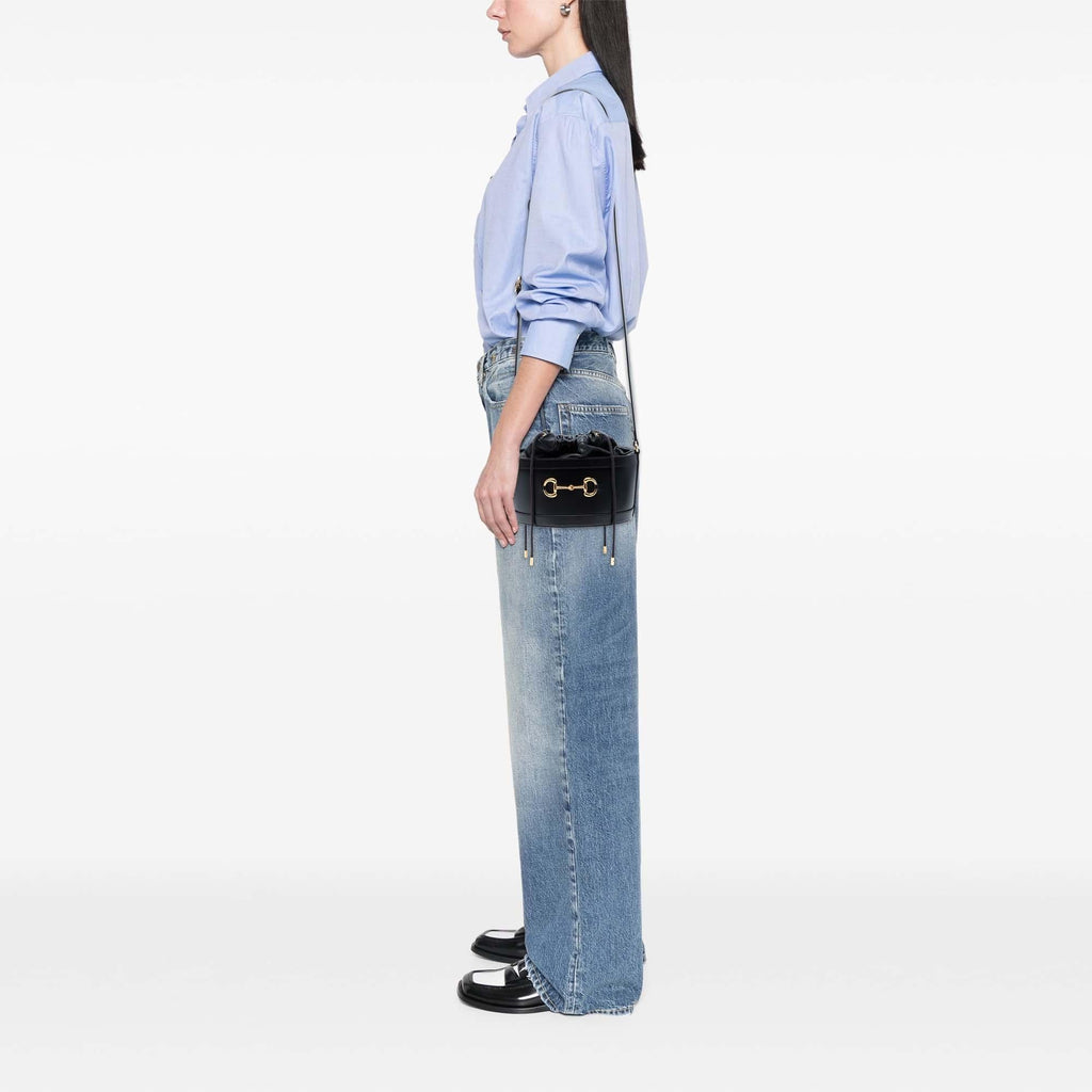 Gucci Leather Horsebit 1955 Bucket Bag