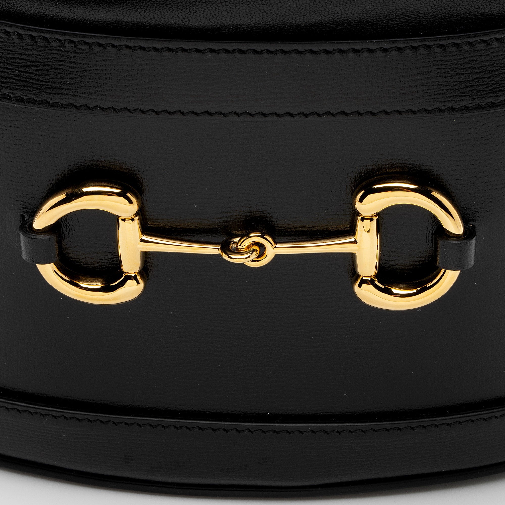 Gucci Leather Horsebit 1955 Drawstring Bucket Bag (SHF-gQJSRI)