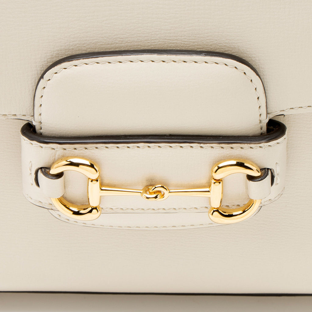 Gucci Leather Horsebit 1955 Mini Chain Top Handle