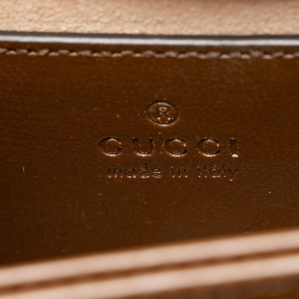 Gucci Leather Horsebit 1955 Mini Chain Top Handle