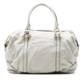 Gucci Leather Horsebit Nail Boston Bag