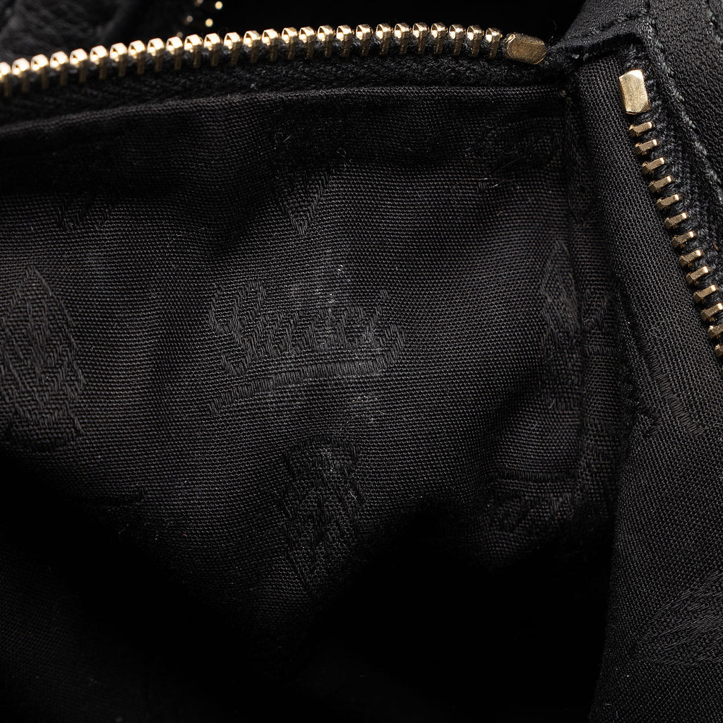 Gucci Leather Web Heritage Horsebit Large Hobo (SHF-yRvuke)